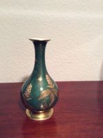 Rosenthal Vase Goldrausch, handgemalt von W. Mutze grün/gold Schleswig-Holstein - Ahrensburg Vorschau