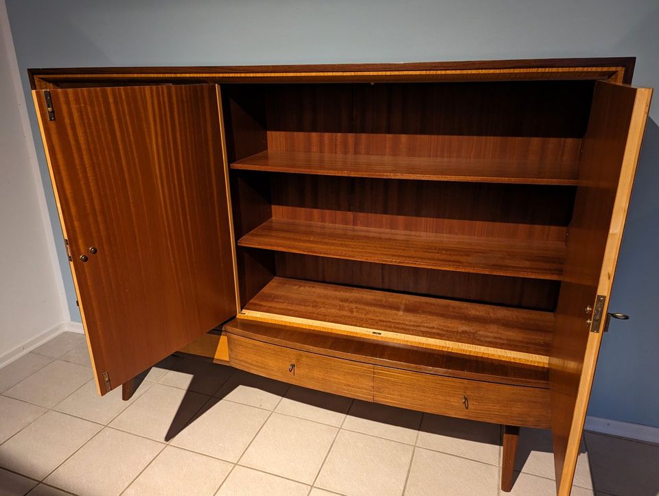 Schrank: Highboard aus den 50er / 60er Jahren in Mannweiler-Cölln