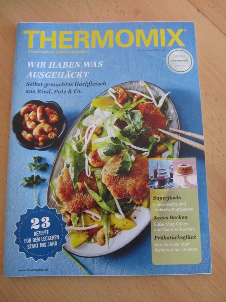 6 Zeitschriften Thermomix, Clever kochen, einfach genießen, 2017 in Spremberg
