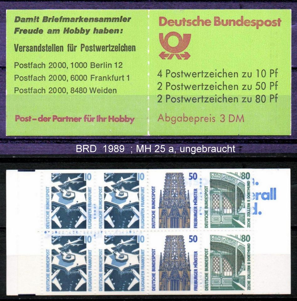 Briefmarken, BRD / Berlin-West , Markenhefte in Kühlungsborn