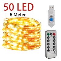 USB Lichterkette 5 Meter 50 LEDs RGB Fernbedienung Licht Deko Dresden - Blasewitz Vorschau