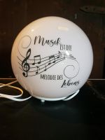 Echtglas Lampe " Musik " Niedersachsen - Jerxheim Vorschau