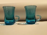 2 Vintage Schnapsgläser / Likörgläser, Blauglas, mit Henkel Baden-Württemberg - Karlsruhe Vorschau