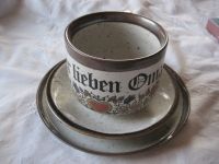 Große alte Tasse mit Teller Unterteller - Der lieben Oma Vintage Rheinland-Pfalz - Birkenheide Vorschau