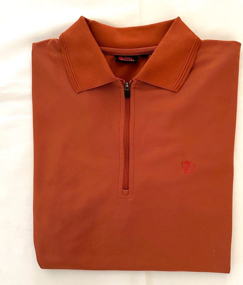 Fjällräven Herren Crowley Piqué Polo Shirt Reißveschluß Gr.L neu in Stahnsdorf