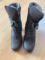 Gefütterte Stiefeletten, braun Gr. 39 Schleswig-Holstein - Struvenhütten Vorschau