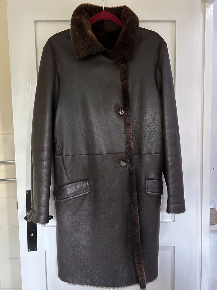 Jil Sander Shearling Coat Lammfell Mantel 36 TOP in Berlin