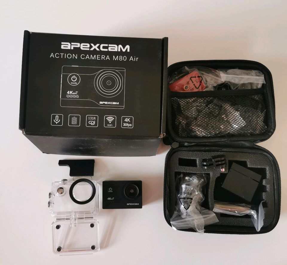 Apexcam 4K Action cam 20MP WiFi Sports Kamera Ultra HD in Bielefeld