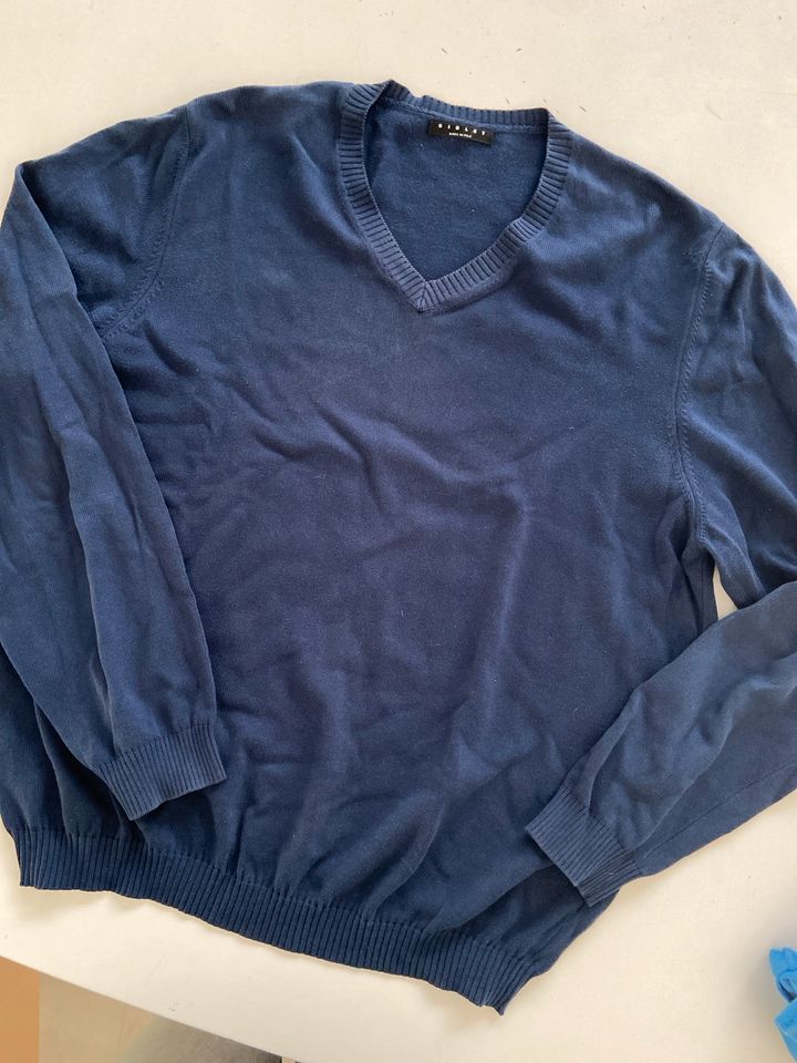 Sisley Pullover Herren dunkelblau S/M in Landsberg (Lech)