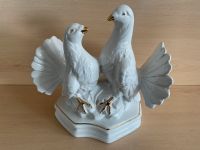 Wunderschön gearbeitete weiß goldene Keramik Tauben Hessen - Jesberg Vorschau