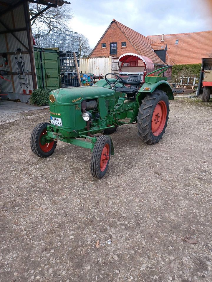 Deutz D30 inkl. Wiesenschleppe in Ringe