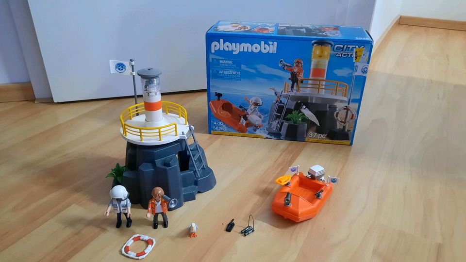 Playmobil 5626 Leuchtturm mit Rettungsboot in Hamburg