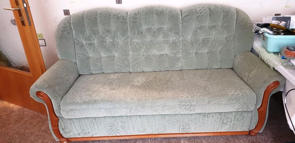 Sofas gut erhalten günstig abzugeben in Nieder-Olm in Saulheim