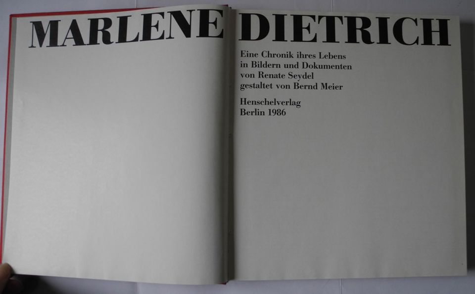 Marlene Dietrich – Chronik ihres Lebens in Bildern und Dokumenten in Neustadt an der Weinstraße