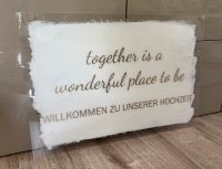 Miete: Willkommensschilder Hochzeit Welcome Sign Acryl Staffelei Harburg - Hamburg Francop Vorschau