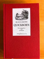 Buch - Quickborn - Klau Groth - NEU Herzogtum Lauenburg - Büchen Vorschau