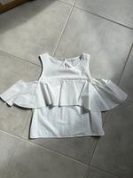 Weiße Bluse mit Cut-outs an den Schultern von Only Bayern - Würzburg Vorschau