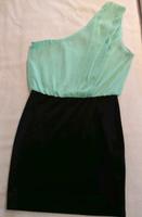 Sommer Kleid, schwarz /grün, Größe 38 Nordrhein-Westfalen - Brakel Vorschau