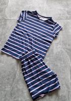 George | Schlafanzug blau Streifen rosa | Gr.134/140 Sachsen - Hoyerswerda Vorschau