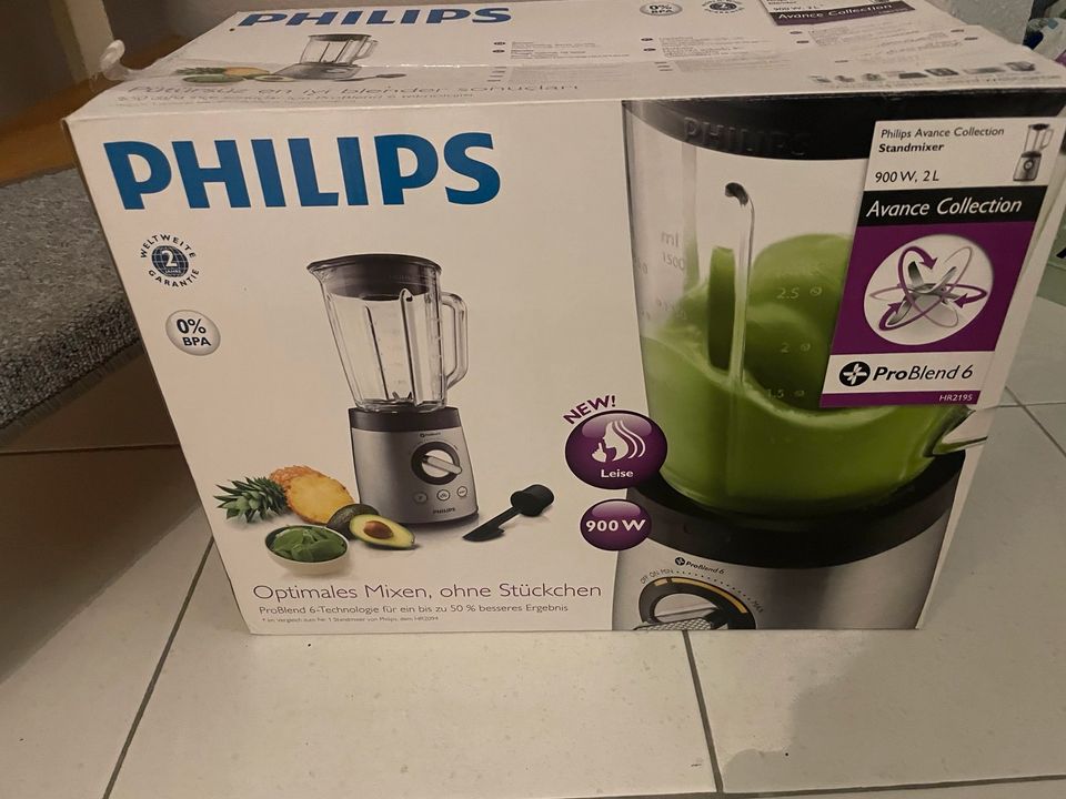 Philips HR 2195 Mixer ProBlend 6 Standmixer Smoothies Milchshakes in Dortmund