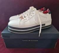 Tommy Hilfiger TH Hardware Flatform Sneaker 40 weiß Schuhe Sachsen - Plauen Vorschau