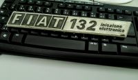 Fiat 132 iniezione elettronica scudo emblema Emblem Typenschild Dresden - Neustadt Vorschau