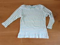 geripptes Langarmshirt türkis weiß gestreift, comma Gr 36 Nordrhein-Westfalen - Hürth Vorschau