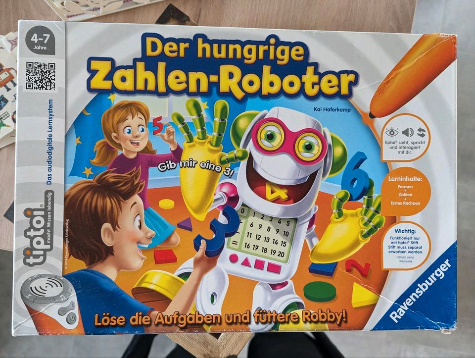 Tiptoi Zahlenroboter Spiel Kinder Spielzeug in Schwanewede