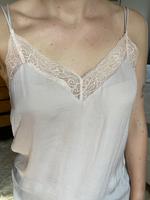 Mango Rosa Satin Top mit Spitze in Gr. S Hessen - Frankenberg (Eder) Vorschau
