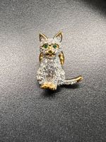 Anstecker Swarovski Katze Nordrhein-Westfalen - Kevelaer Vorschau