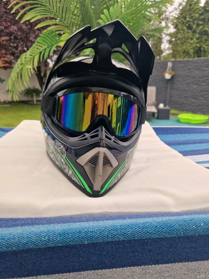 Motocross/Mountainbike Helm Größe XL in Mönchengladbach