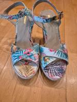 High heels Sandalen Sommer bunt. Gr. 37 Bayern - Buttenwiesen Vorschau