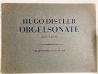 Distler Sonate Orgel Nr. 2 op. 18 Notenbuch Nordrhein-Westfalen - Ochtrup Vorschau