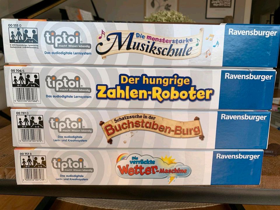 tiptoi 4-7 Jahre verschiedene Spiele sehr gut in Stockelsdorf