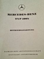 Betriebsanleitung Mercedes Benz Typ 190 b., Ausgabe B Wuppertal - Cronenberg Vorschau