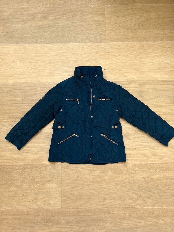 Zara Steppjacke Jacke 110 Übergangsjacke blau Next H&M Vertbaudet in Korschenbroich