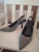 Strass Sling Pumps Gr.39 von Catwalk Sachsen-Anhalt - Weißenfels Vorschau