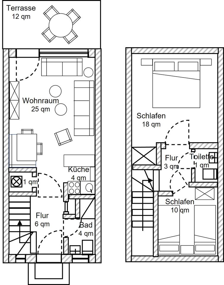 Urlaub in 4 Sterne Ferienhaus / Ferienwohnung in Norddeich in Norden