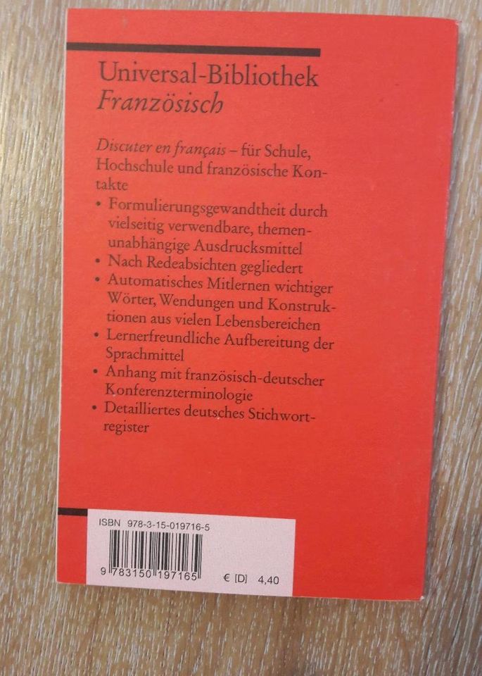 [NEU] Französischbuch Discuter en français in Kiel