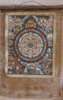 Thangka Nr.1 aus Tibet / Nepal -Buddhismus- Malerei Mineralfarben Nordfriesland - Sankt Peter-Ording Vorschau