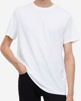 H&M T-Shirt mit Rundausschnitt Regular Fit Weiß XS Hamburg-Nord - Hamburg Winterhude Vorschau