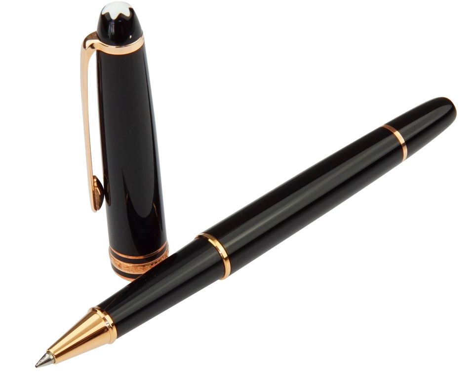 Montblanc Meisterstück Rollerball No.163 Classique Red Gold TOP in Pfarrkirchen