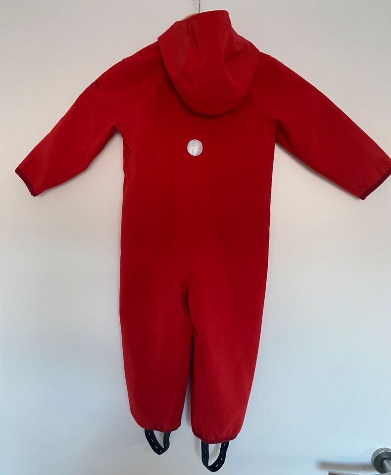 Softshell- Anzug in rot Größe 80/86 in Danndorf