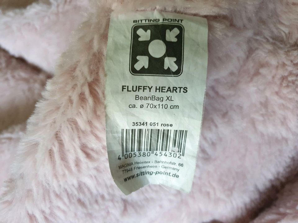 Sitzsack Sitting Point rosa Fluffy Hearts Bean Bag XL 70 + 110 in  Rheinland-Pfalz - Schifferstadt | eBay Kleinanzeigen ist jetzt Kleinanzeigen
