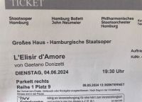Top Ticket 4.6. Hamburgische Staatsoper L‘Elisir d‘Amore Altona - Hamburg Groß Flottbek Vorschau