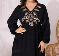 52 Damen Kleid Shein Abaya Lamgarm Schwarz Plus Size 4xl Neu Berlin - Neukölln Vorschau