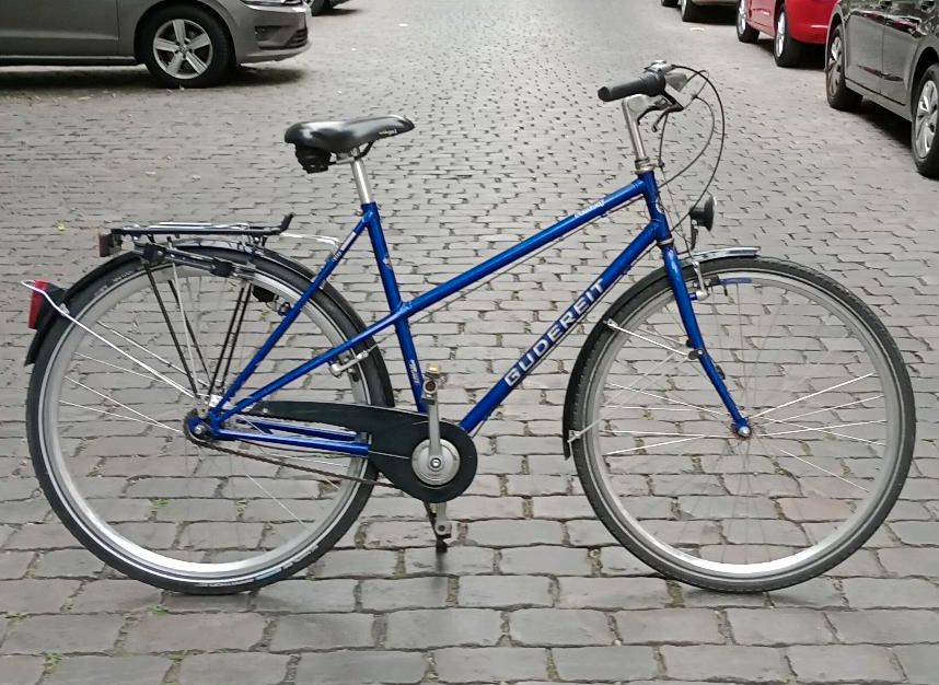 Damen Fahrrad GUDEREIT Stahl Rh 53 blau 7 Gang ZAFF in Berlin