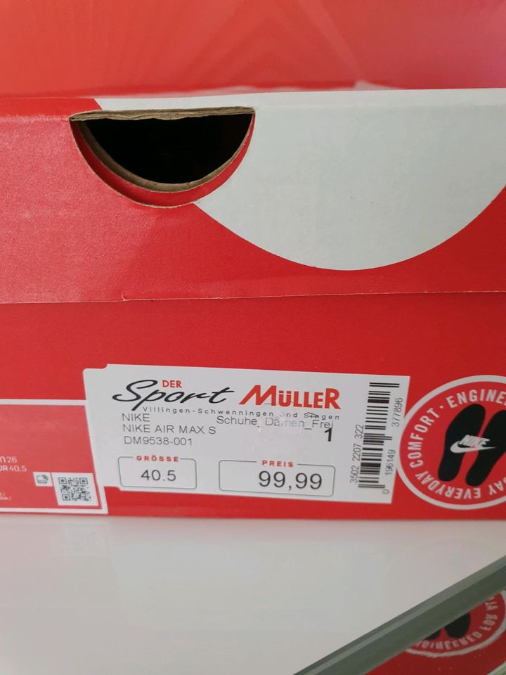 Nike Air Max Größe 40.5 Neu! in Villingen-Schwenningen