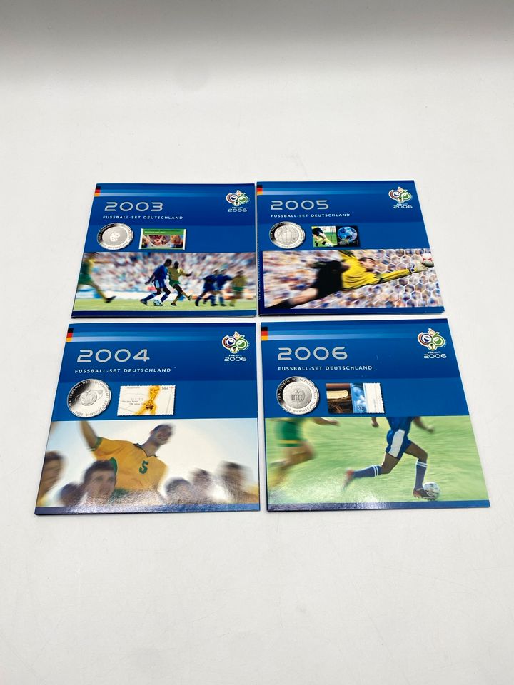 * FUSSBALL SET NUMIS GEDENKFOLDER FIFA WM 2006 SILBER MÜNZE BRIEF in Berlin