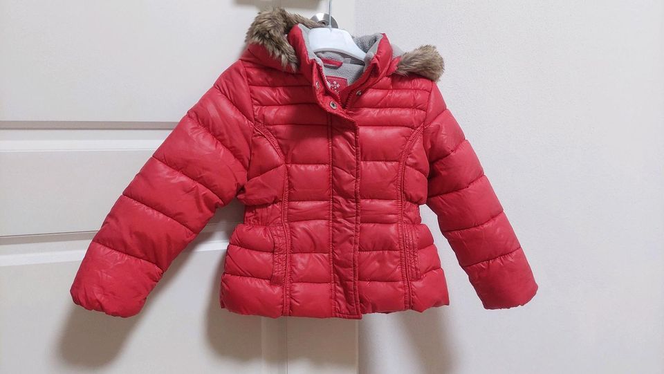 Winter-Jacke Gr. 92/98, C&A Palomino, innen Fleece, Stepp-Jacke in Fürsteneck